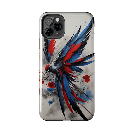 Beautiful & mystical watercolor bird/ tough iPhone case/ iPhone accessories/ Nature