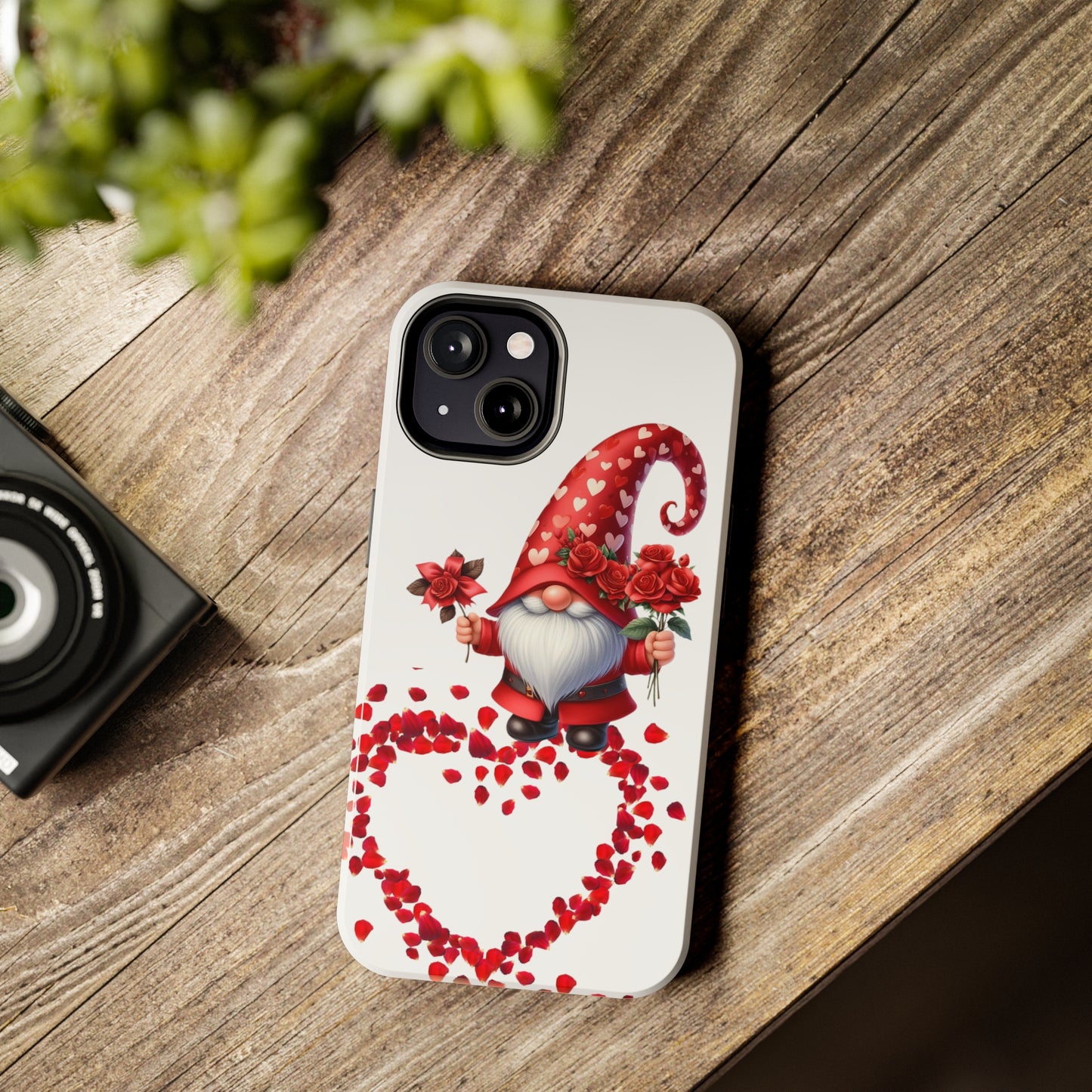 Gnome love/ Tough iPhone Case/ Valentines Day