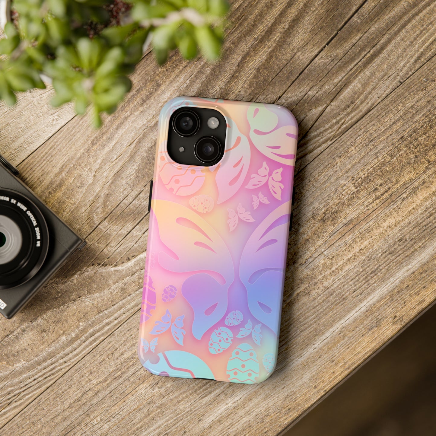 Spring pastel butterfly Tough Phone Case iPhone 15 accessories