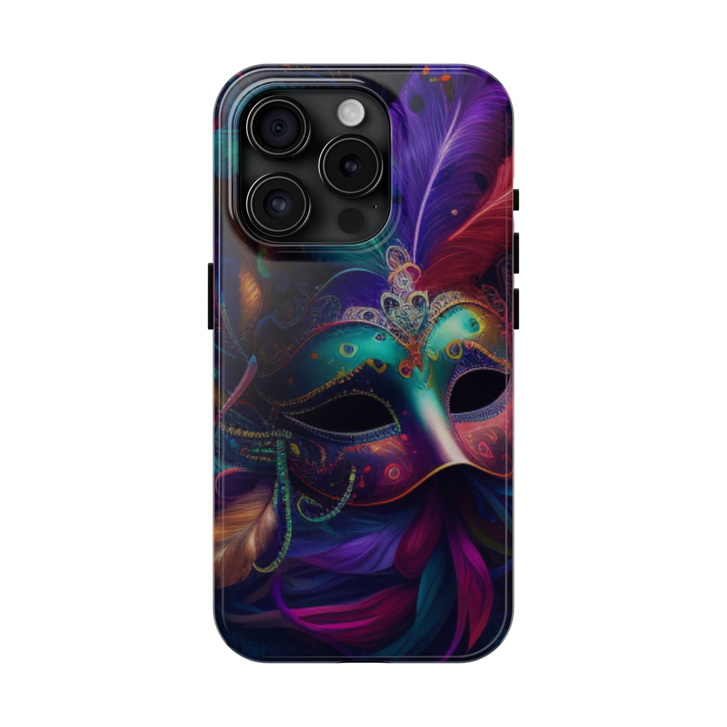 Mardi Gras mask Tough iPhone Case iPhone 15 accessories