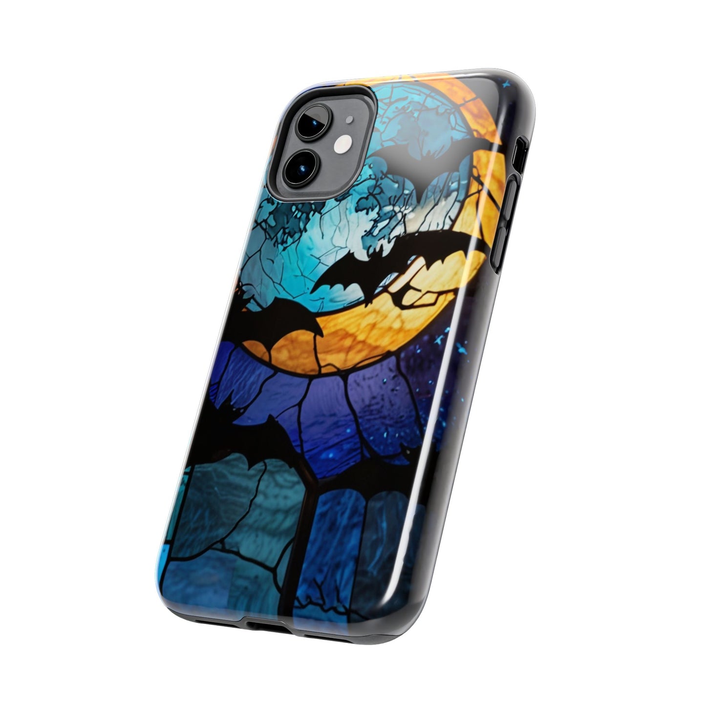 Stained glass, Halloween themed iPhone case Models 11-15