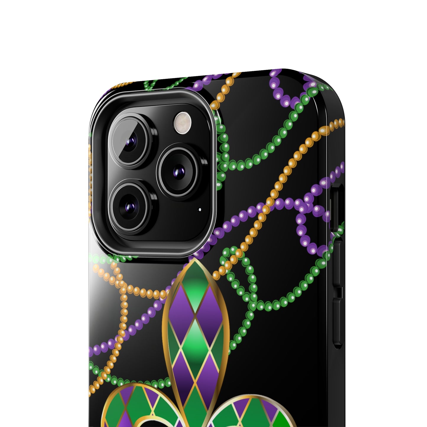 Blacked out Mardi Gras Tough iPhone Case iPhone 15 accessories