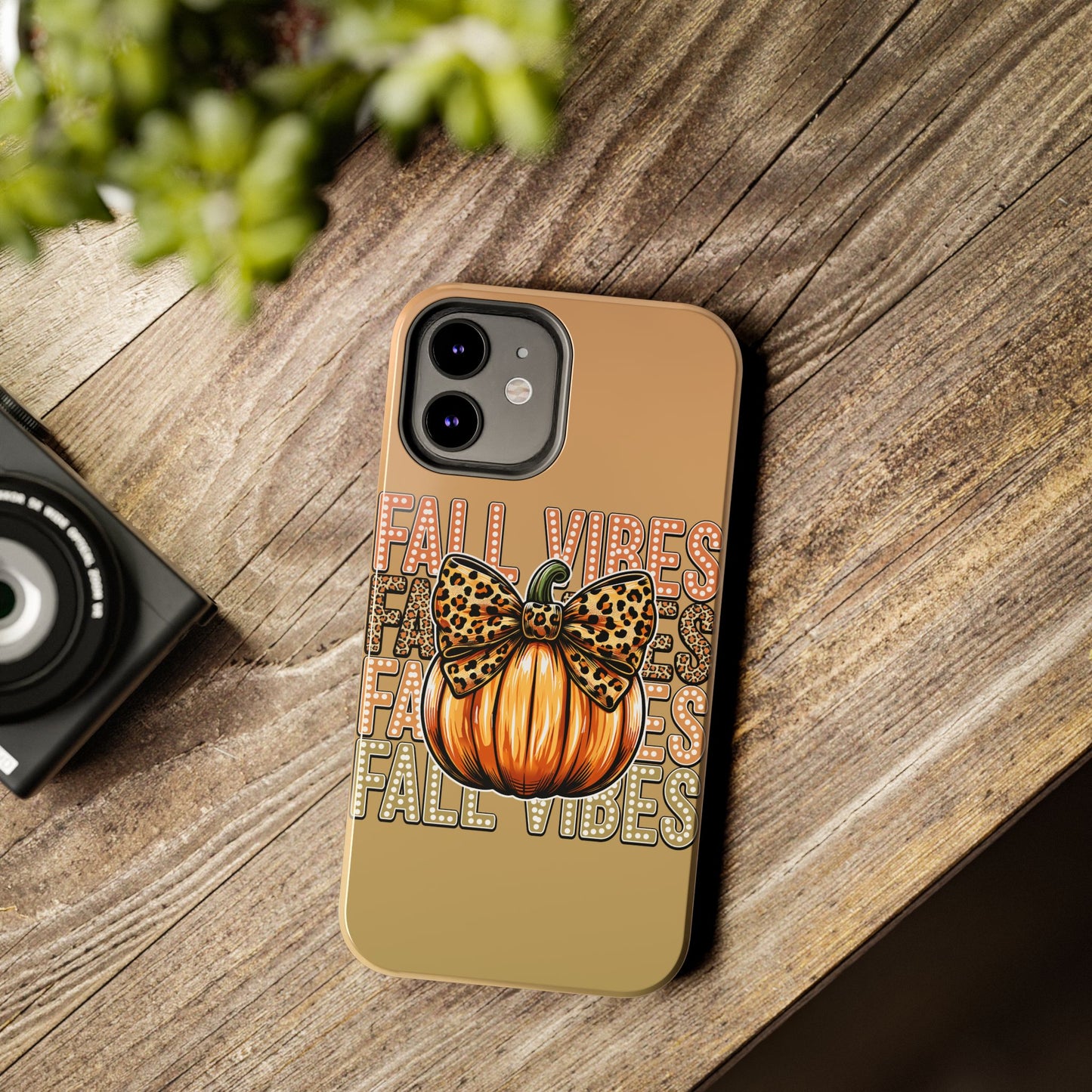 Fall Vibes, Halloween themed iPhone case Models 11-15