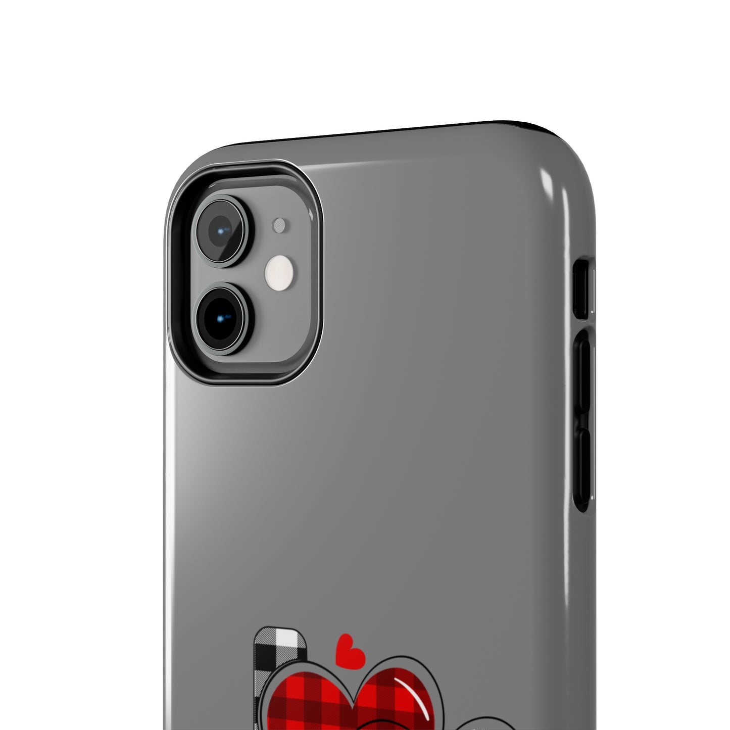 Grey LOVE/ Tough iPhone Case