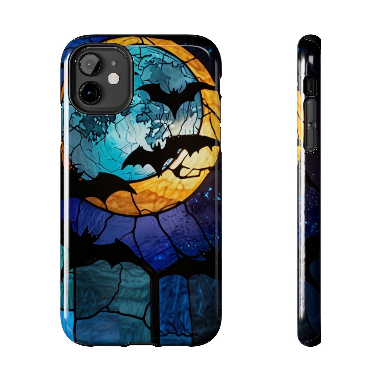 Stained glass, Halloween themed iPhone case Models 11-15