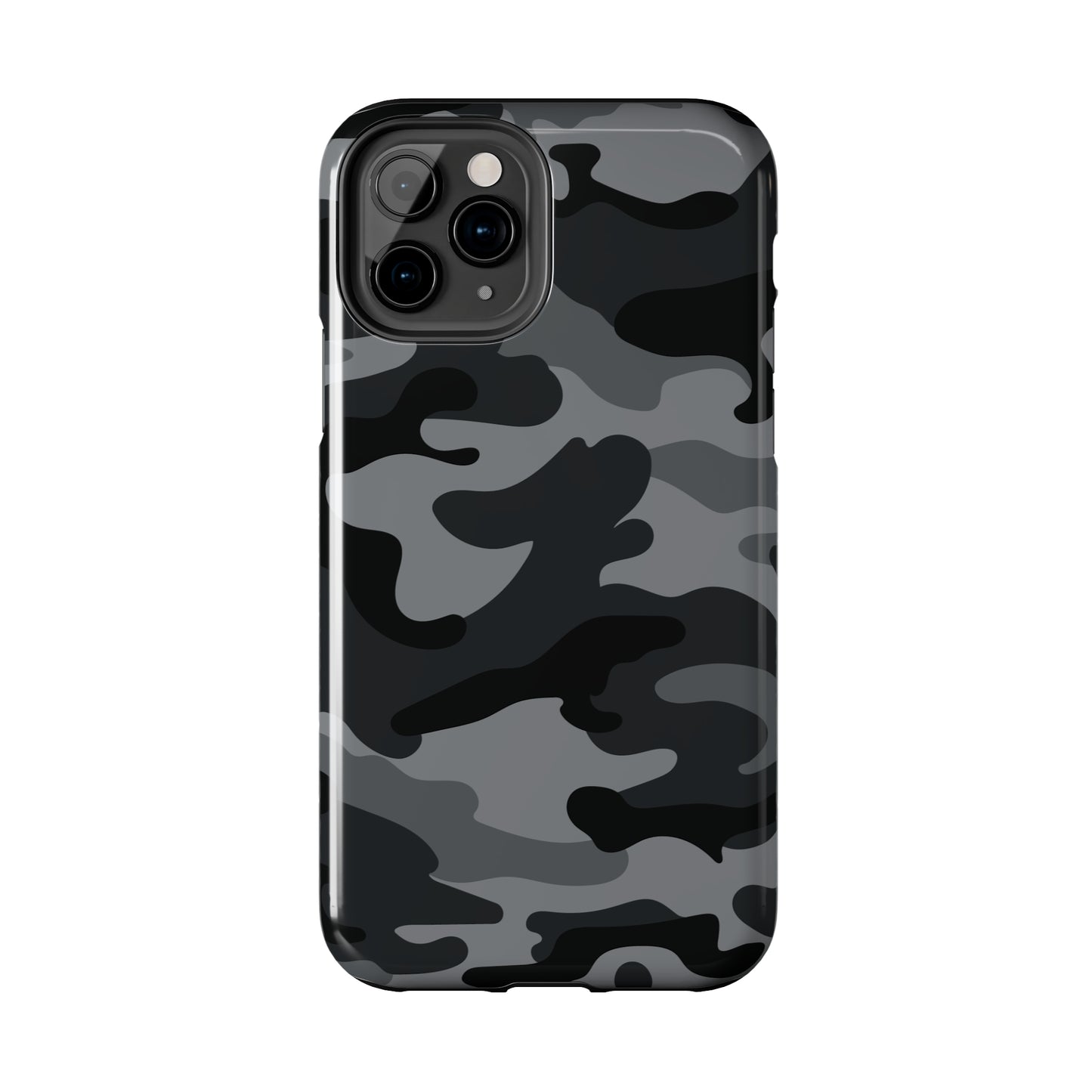 Black & Grey Camo Tough iPhone Case iPhone 15 accessories