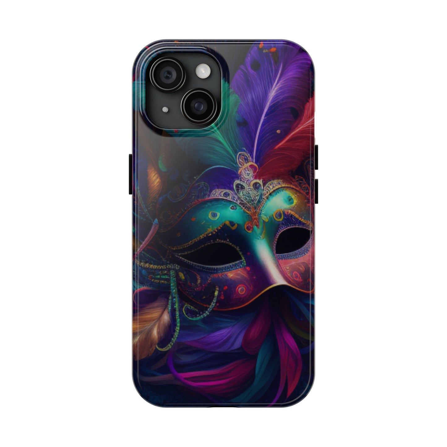 Mardi Gras mask Tough iPhone Case iPhone 15 accessories