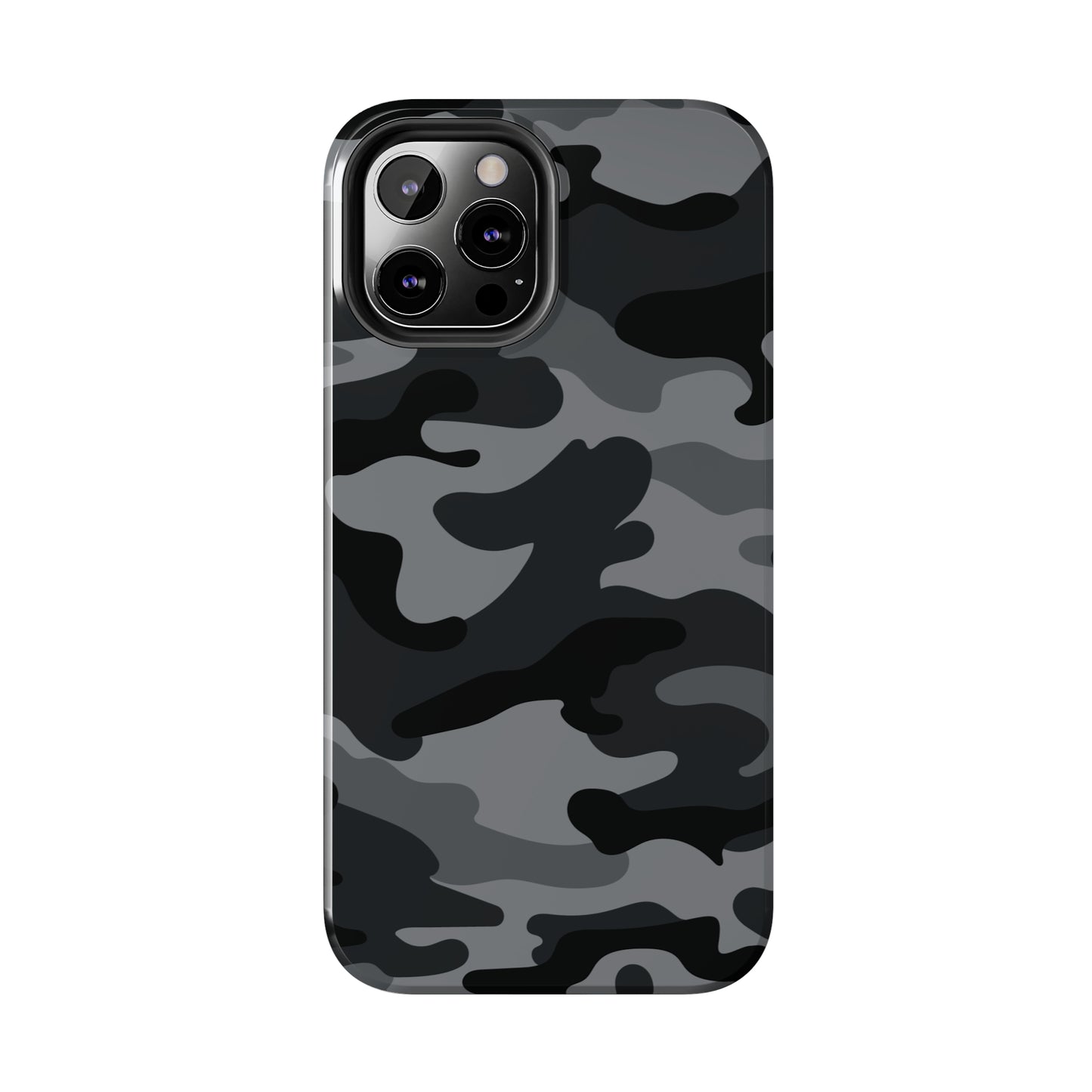 Black & Grey Camo Tough iPhone Case iPhone 15 accessories