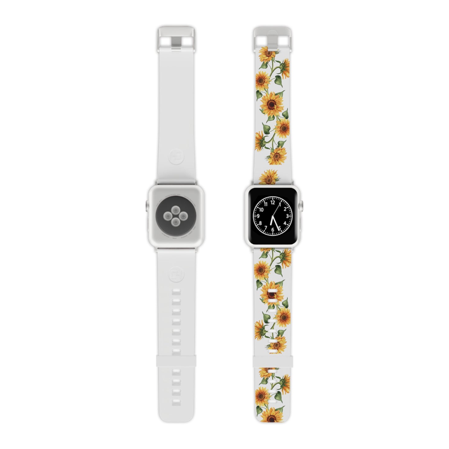 Vined sunflowers Watch Band for Apple Watch Series 1-9, SE and Ultra, 38-40mm/ 42-44mm