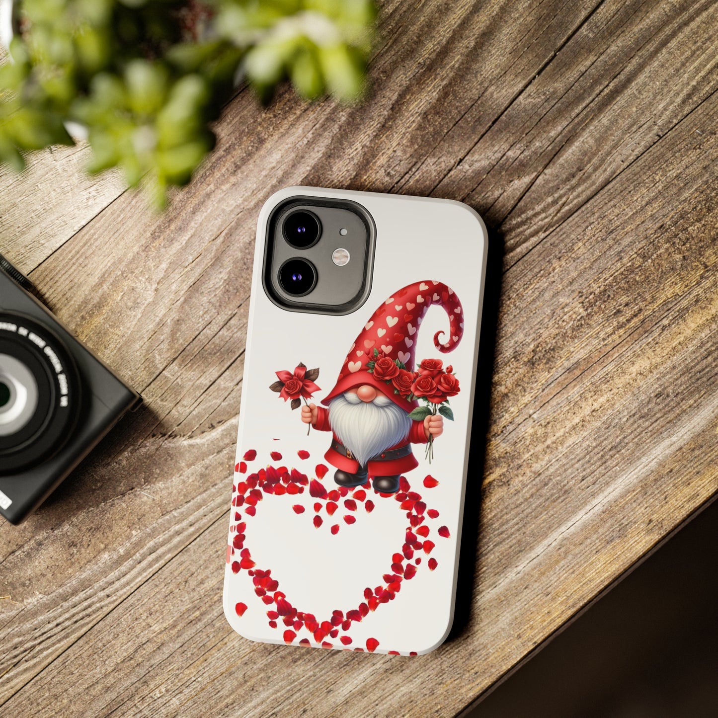 Gnome love/ Tough iPhone Case/ Valentines Day