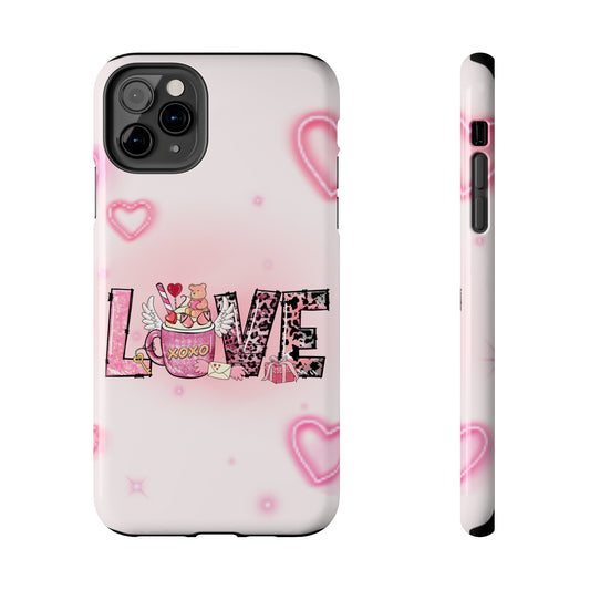 Coffee love/ Tough iPhone Case/ Valentines Day