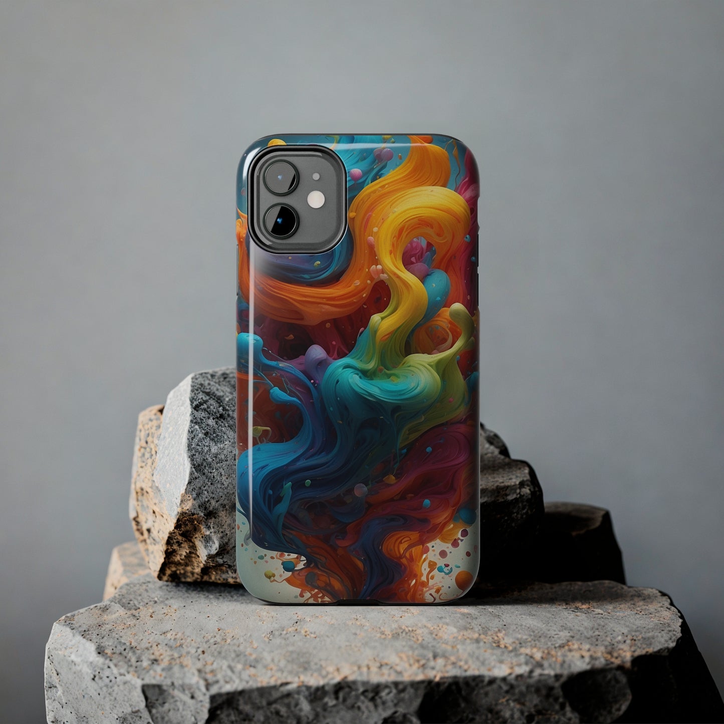 Colorful paint explosion/ Tough iPhone Case/ iPhone accessories/ Abstract