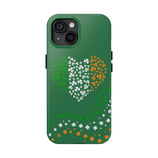 Irish heart Tough Phone Case St. Patty's Day iPhone accessories