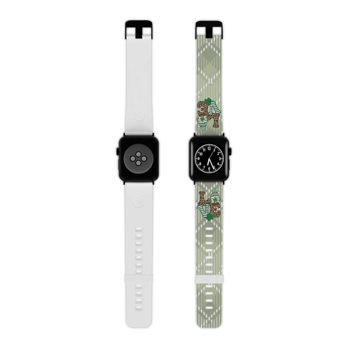 Shamrock Gnome love Watch Band for Apple Watch Series 1-9, SE and Ultra, 38-40mm/ 42-44mm