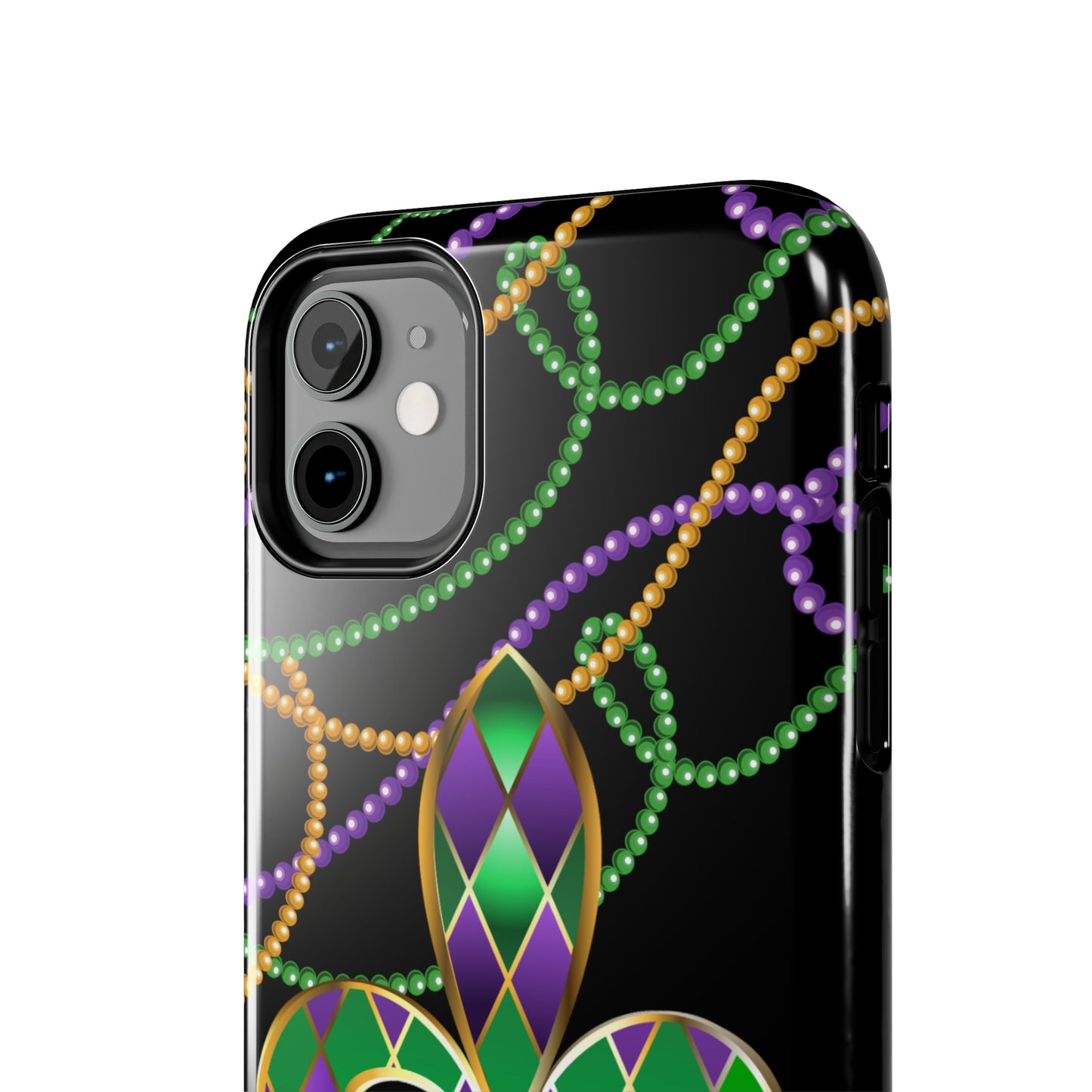 Blacked out Mardi Gras Tough iPhone Case iPhone 15 accessories