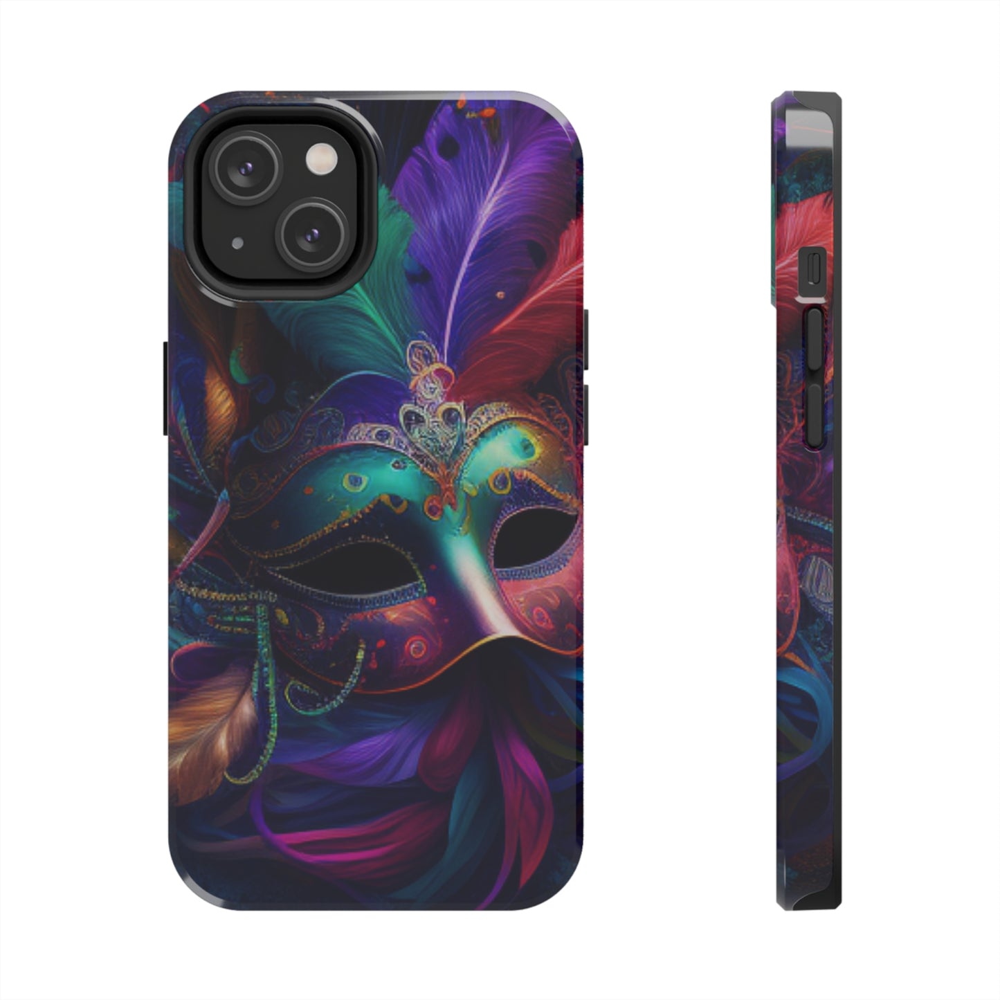 Mardi Gras mask Tough iPhone Case iPhone 15 accessories