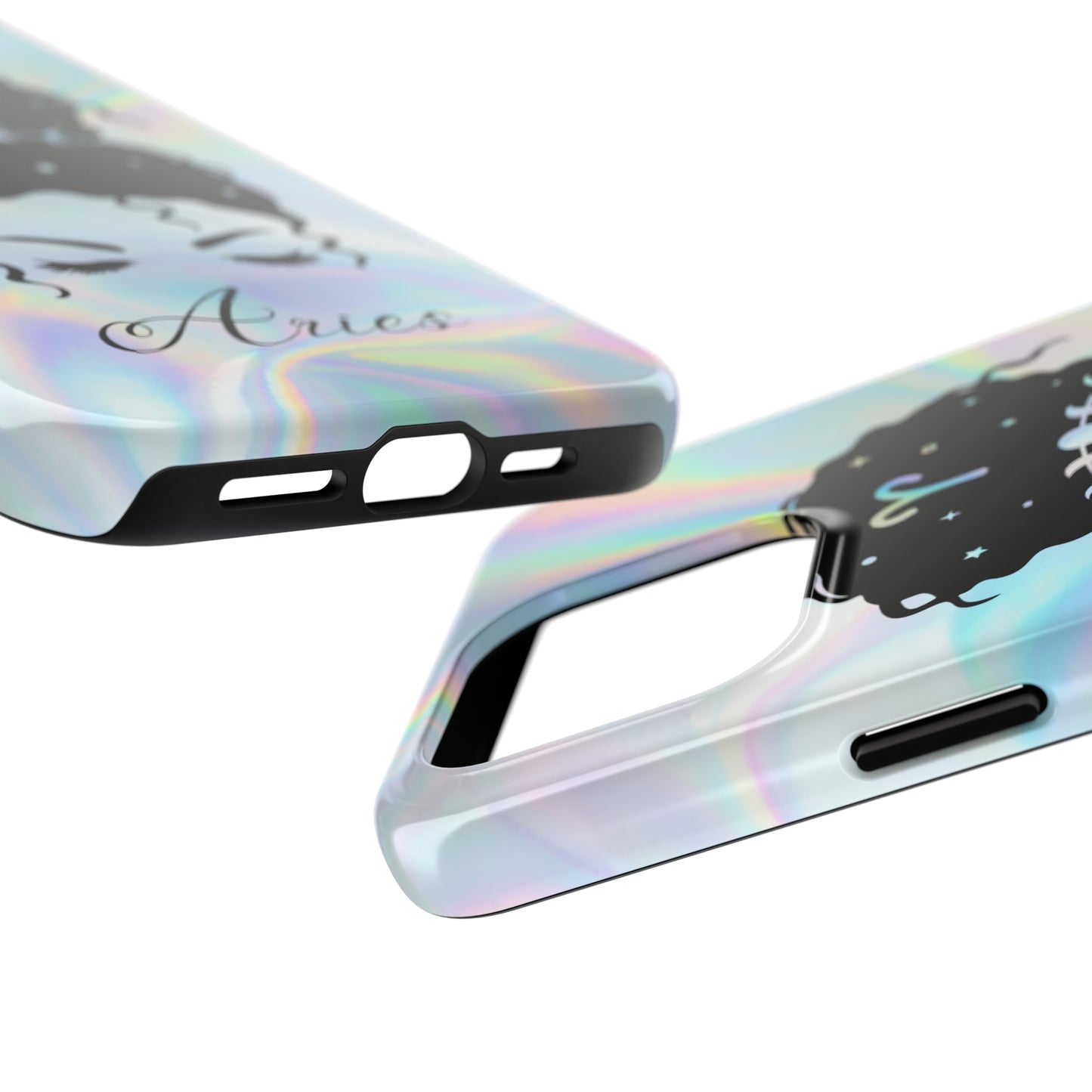 Aries zodiac holographic Tough Phone Case iPhone accessories