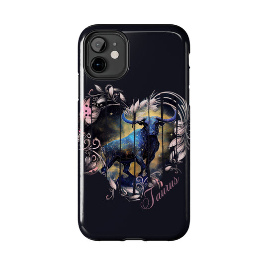 Taurus bull art Tough iPhone Case iphone 14 accessories