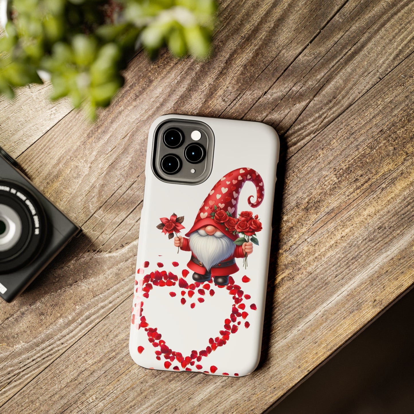 Gnome love/ Tough iPhone Case/ Valentines Day