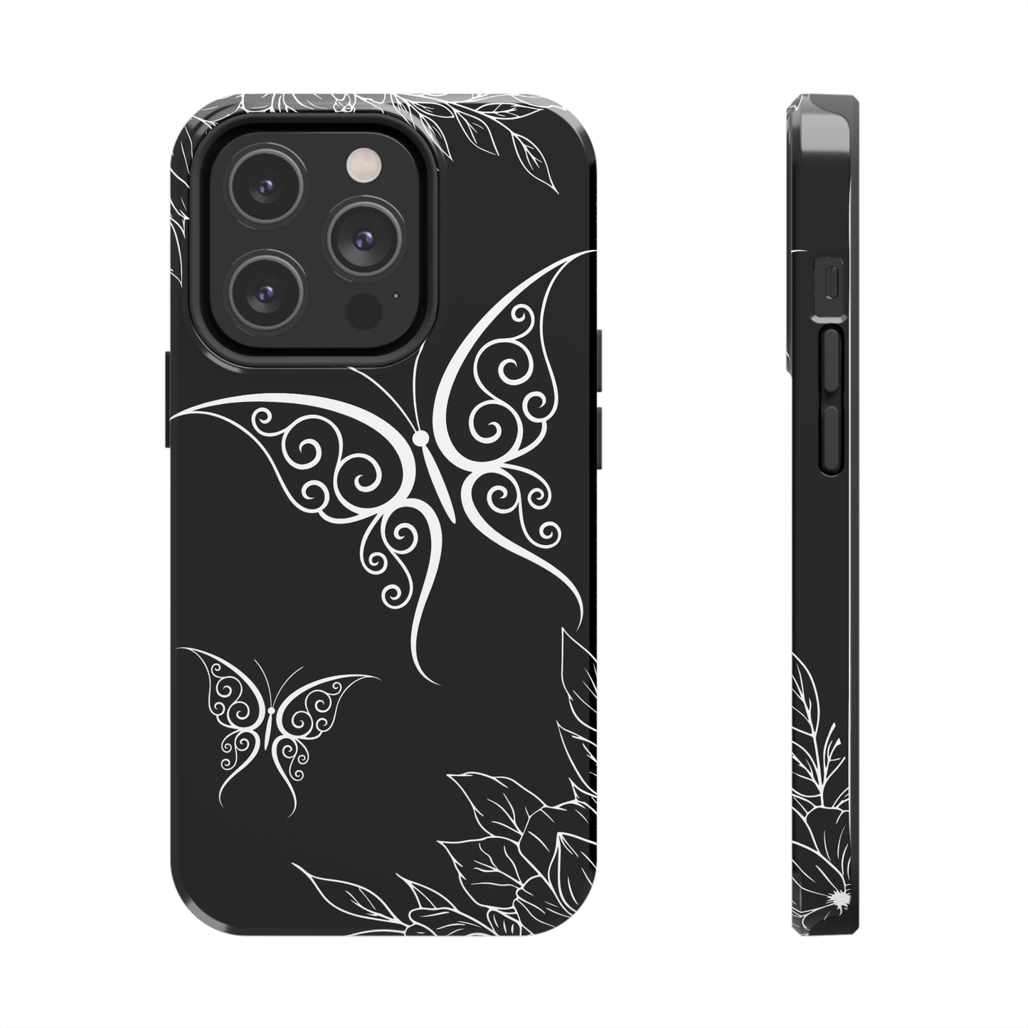 Black & White butterfly/ Tough IPhone Cases/ Nature