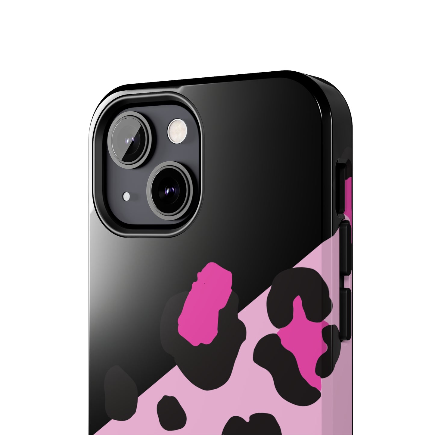 pink & black leopard print Tough Phone Cases iPhone 14 pro max accessories