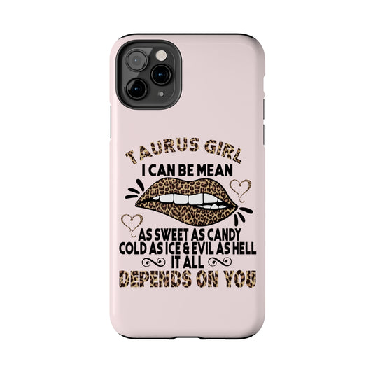 Taurus girl Tough iPhone Case iphone 14 accessories