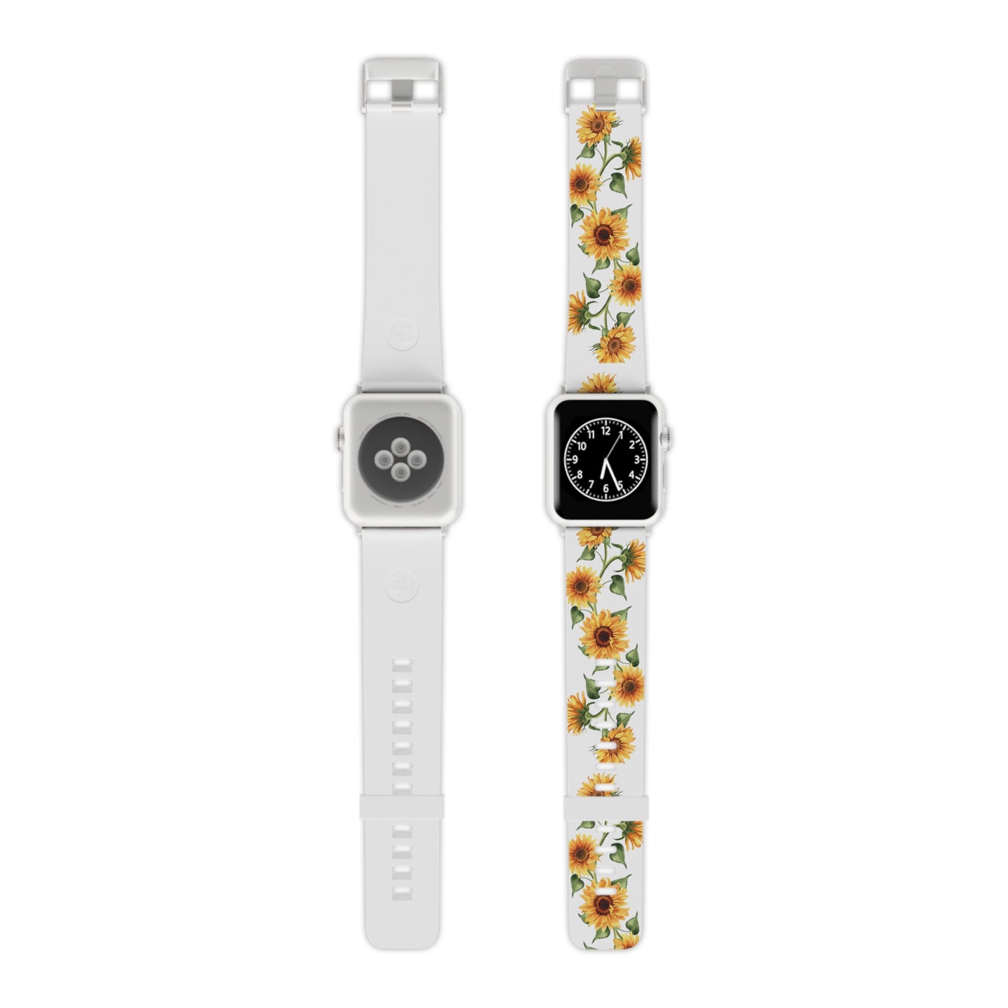 Vined sunflowers Watch Band for Apple Watch Series 1-9, SE and Ultra, 38-40mm/ 42-44mm