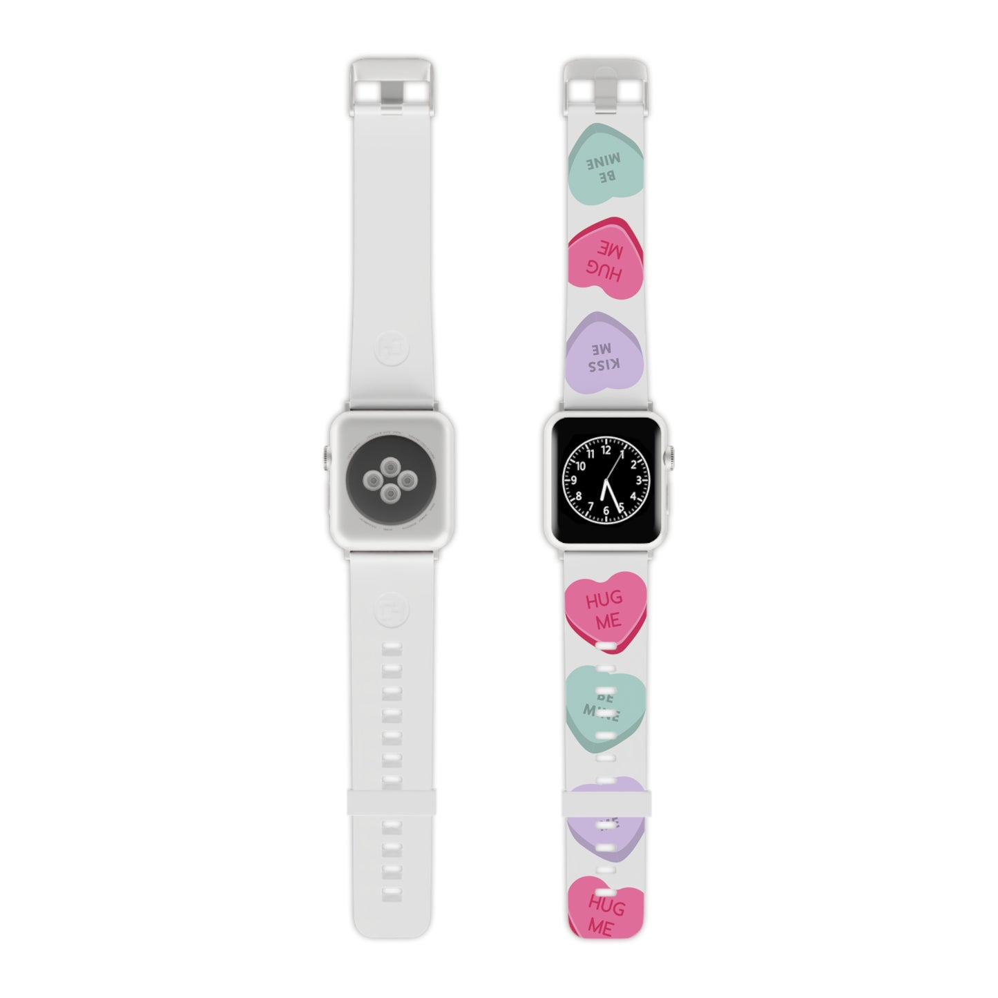 Candy hearts Watch Band for Apple Watch Series 1-9, SE and Ultra, 38-40mm/ 42-44mm