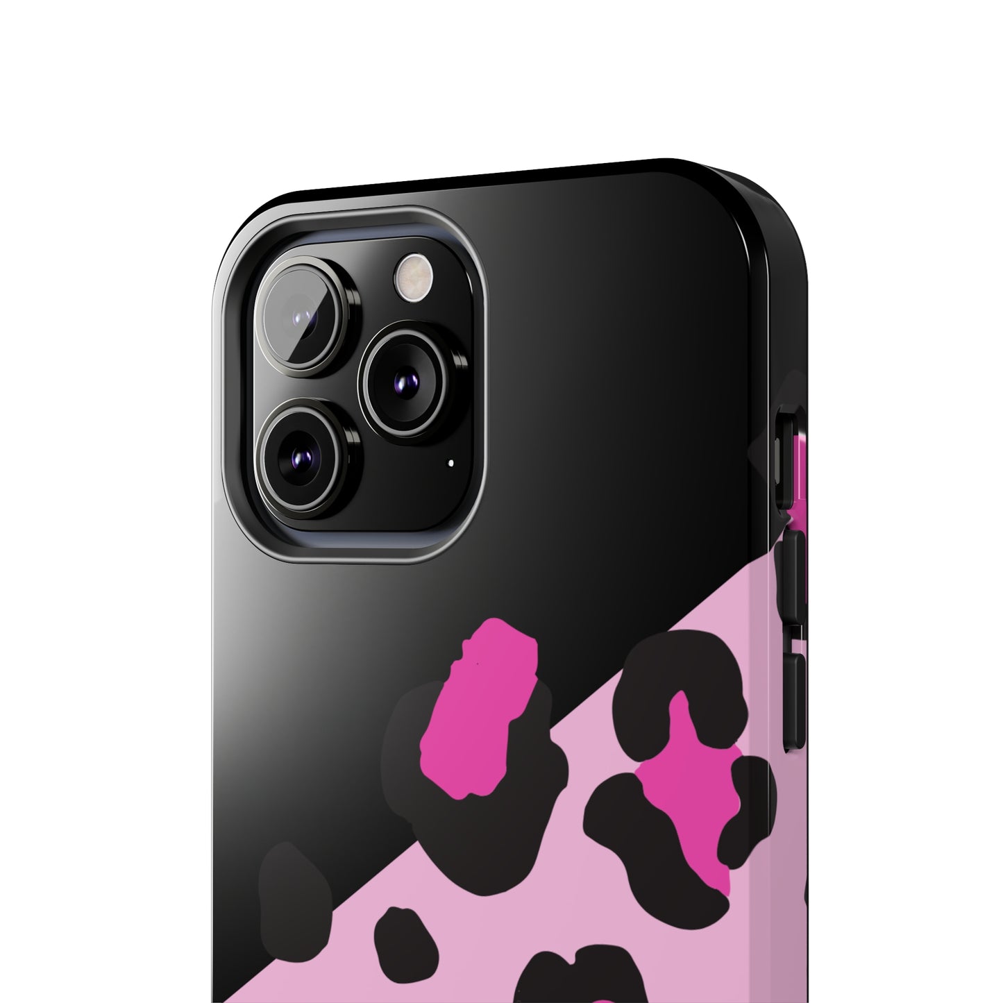 pink & black leopard print Tough Phone Cases iPhone 14 pro max accessories