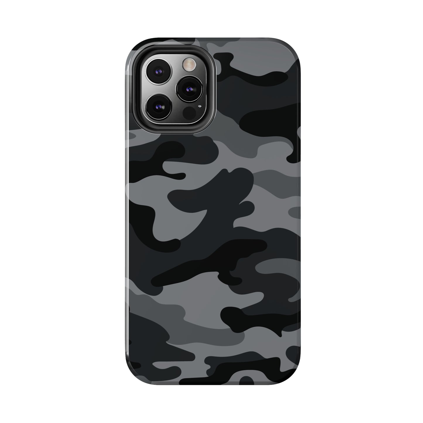 Black & Grey Camo Tough iPhone Case iPhone 15 accessories