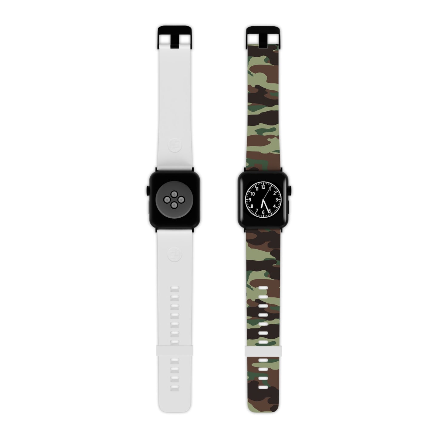 Army green Camo print Watch Band for Apple Watch Series 1-9, SE and Ultra, 38-40mm/ 42-44mm