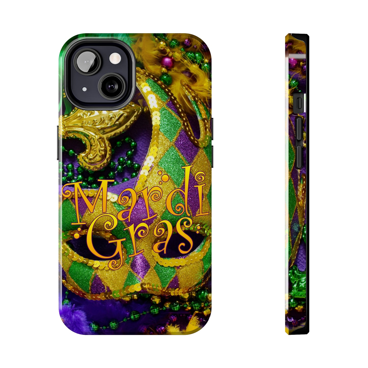 Wild night mardi gras Tough iPhone Case iPhone 15 accessories