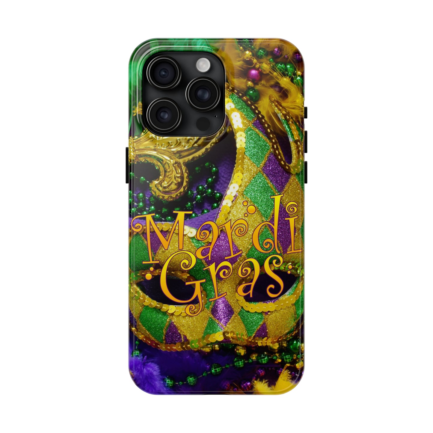 Wild night mardi gras Tough iPhone Case iPhone 15 accessories