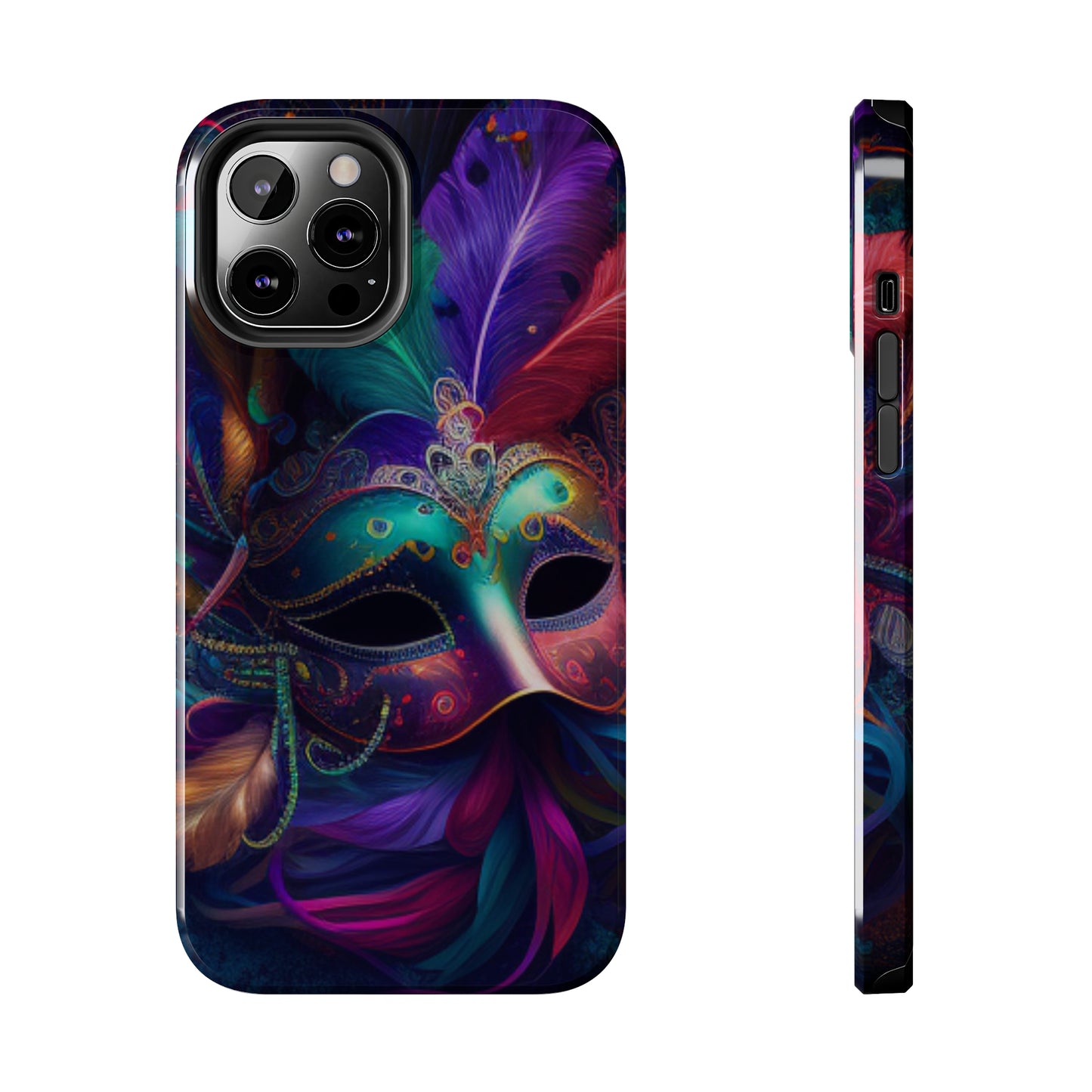 Mardi Gras mask Tough iPhone Case iPhone 15 accessories