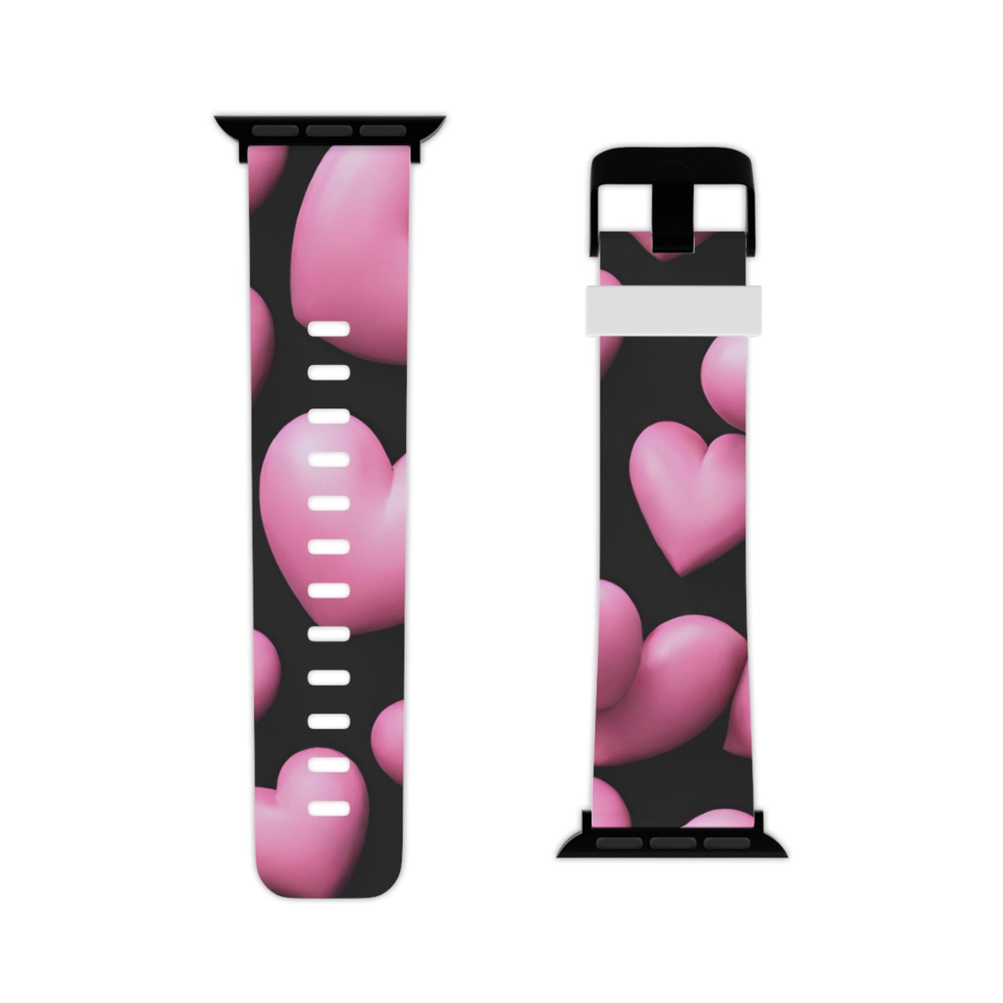 Bubble hearts Watch Band for Apple Watch Series 1-9, SE and Ultra, 38-40mm/ 42-44mm