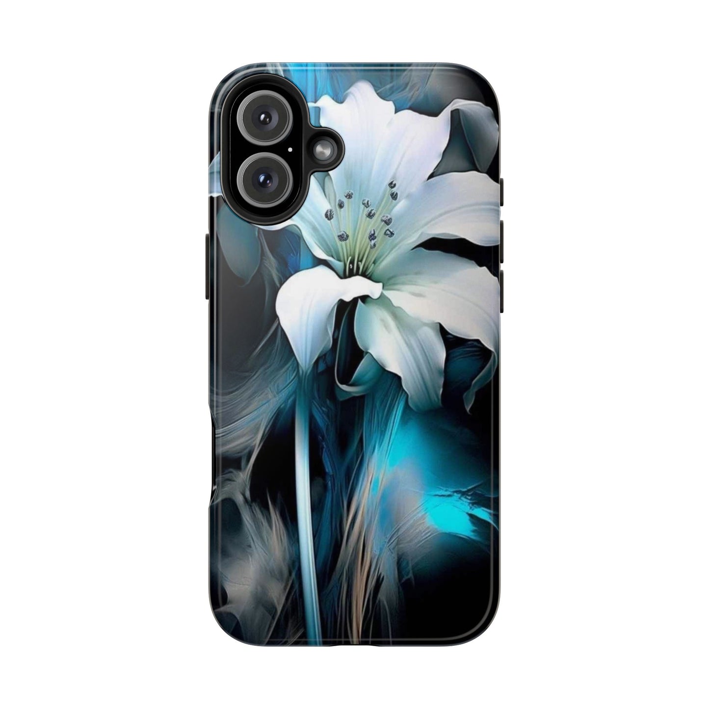 Lilly power, floral iPhone Cover, flower Accessory, Cute Phone Protector, seasonal Tech