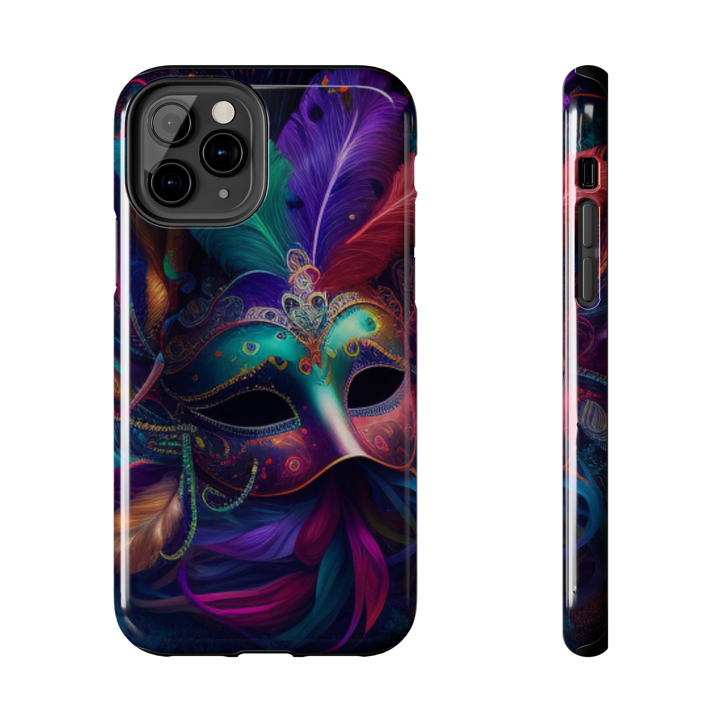 Mardi Gras mask Tough iPhone Case iPhone 15 accessories