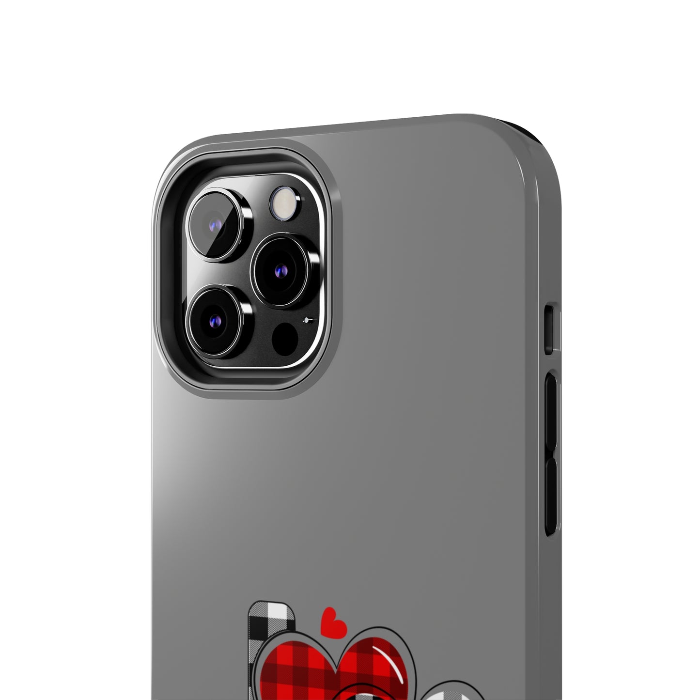 Grey LOVE/ Tough iPhone Case