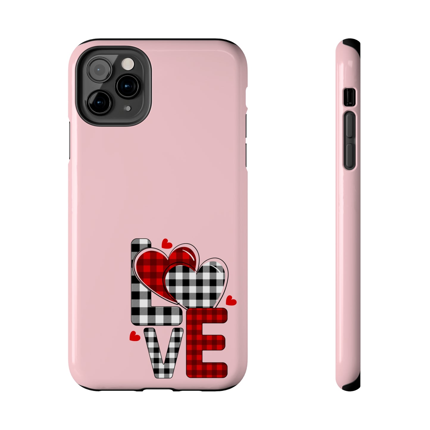 Pink LOVE/ Tough iPhone Case/ Valentines Day