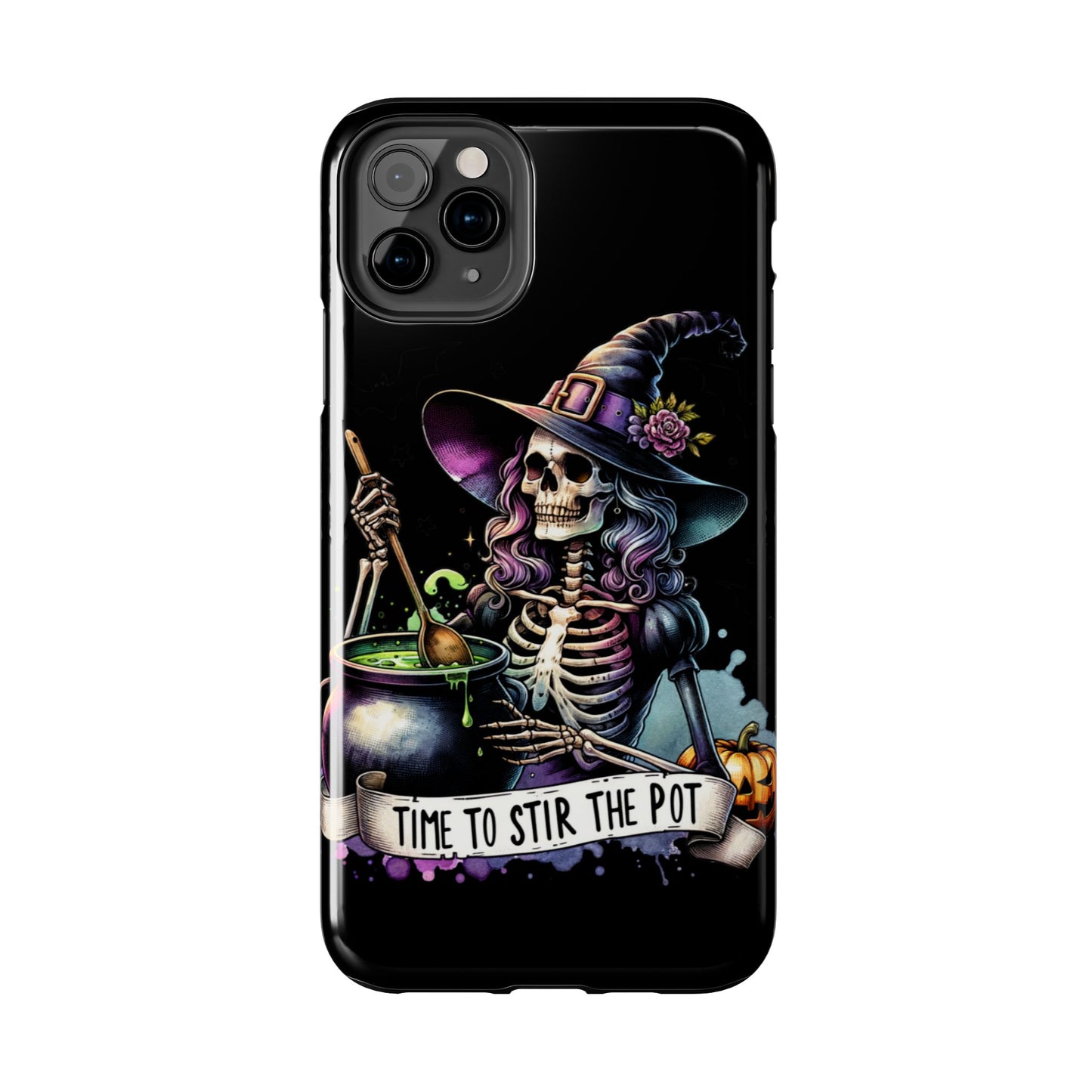 Time to stir the pot, Halloween themed iPhone case Models 11-15