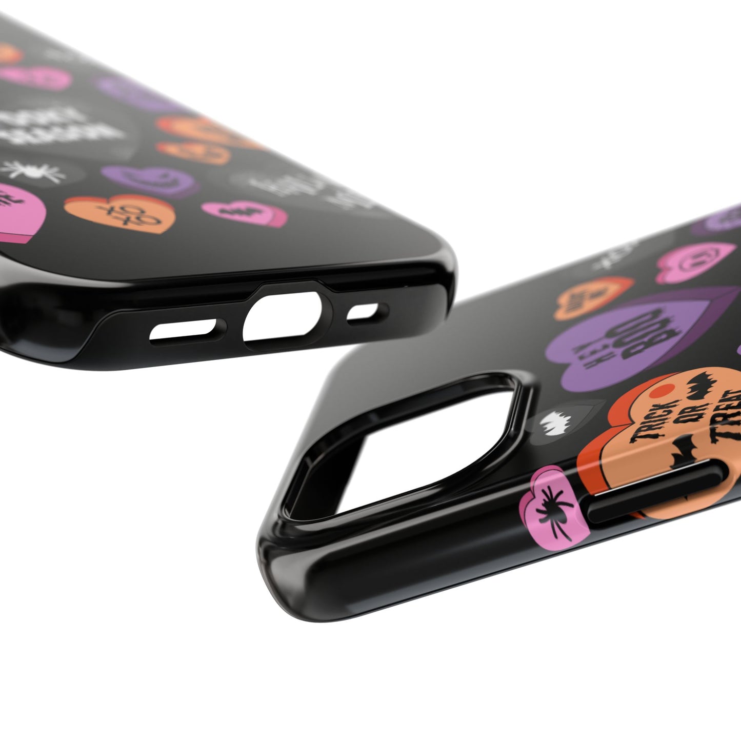 Spooky candy hearts iPhone cases models 11-15!