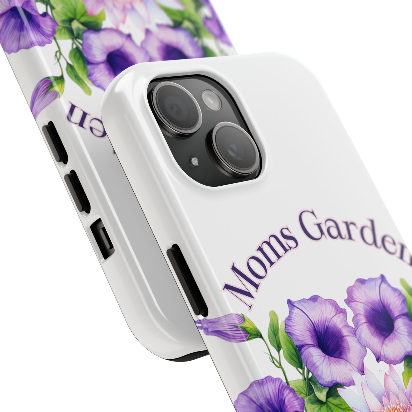 Custom "Moms Garden" personalized birth flower phone case Mother's Day gift