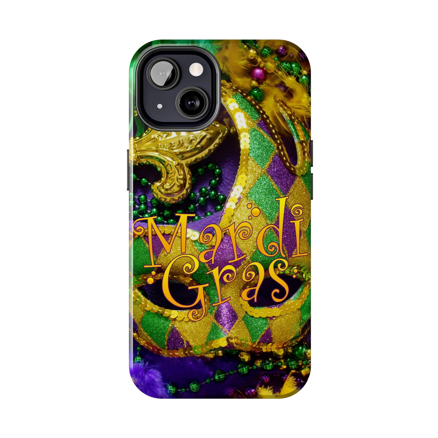 Wild night mardi gras Tough iPhone Case iPhone 15 accessories