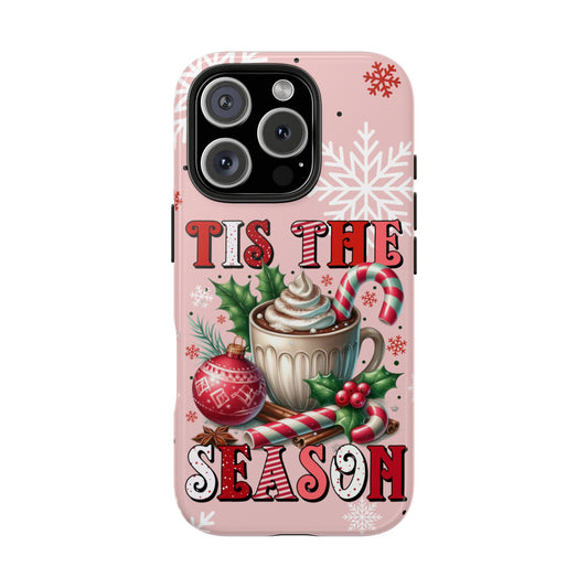 Candy Canes & Coco Christmas iPhone 16 Case, Christmas iPhone Cover, Festive Holiday Accessory, Cute Xmas Phone Protector, Winter Santa Tech