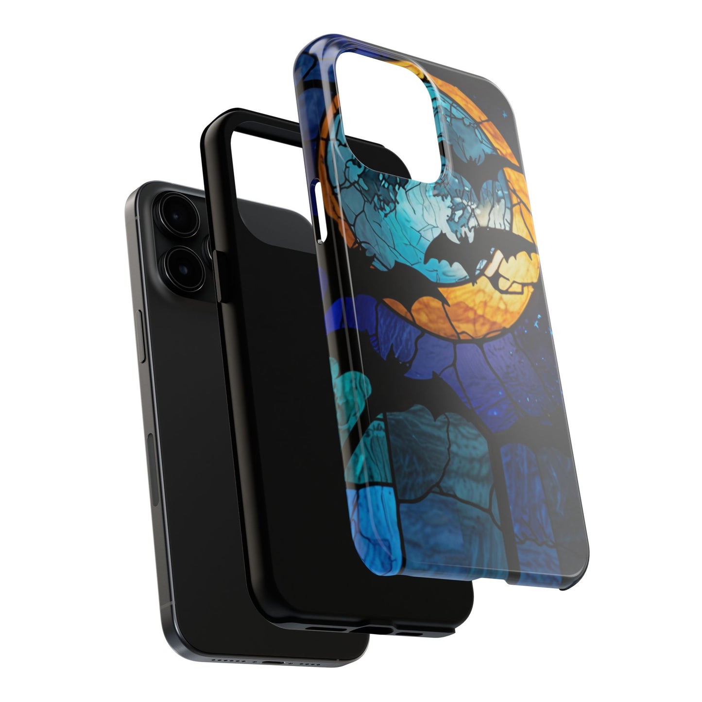 Stained glass, Halloween themed iPhone case Models 11-15