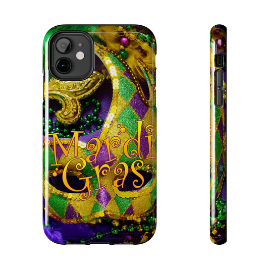 Wild night mardi gras Tough iPhone Case iPhone 15 accessories