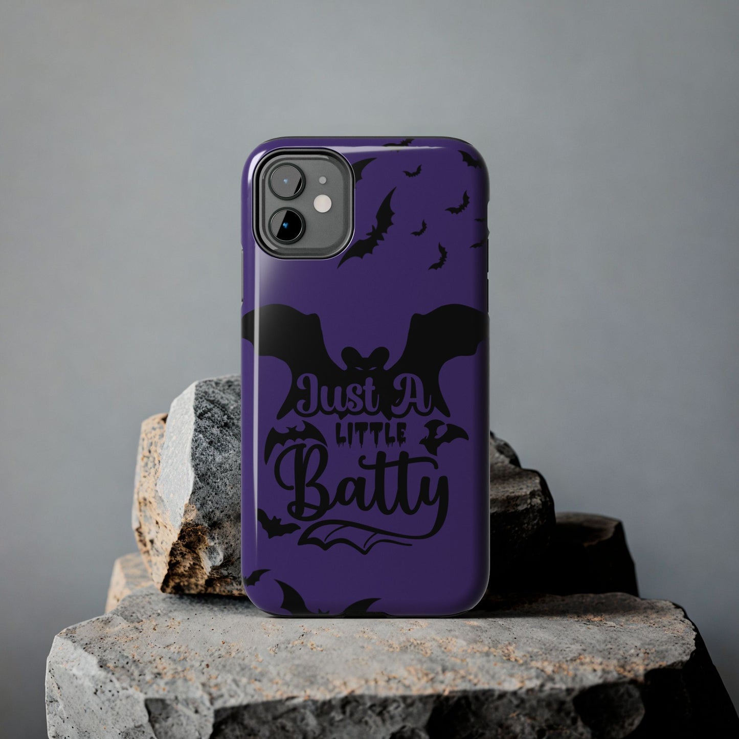 Just a little batty, Halloween Tough Phone Cases