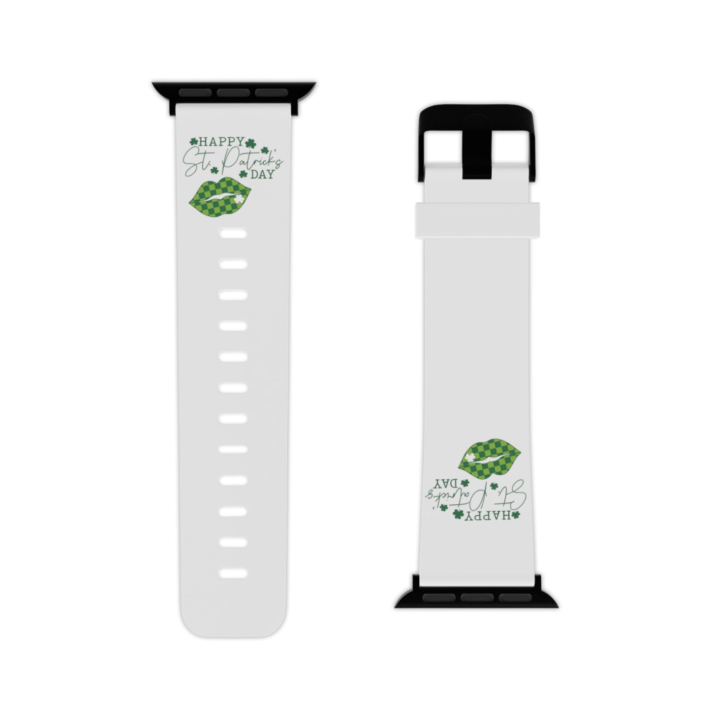 Happy St. Patrick's Day Watch Band for Apple Watch Series 1-9, SE and Ultra, 38-40mm/ 42-44mm