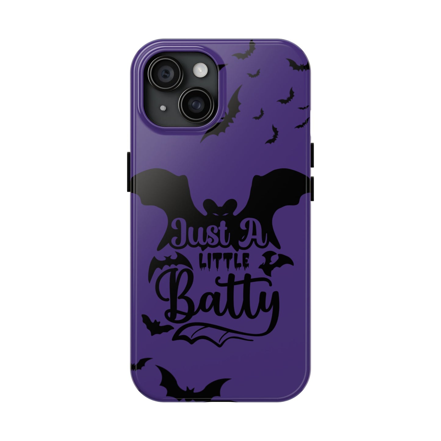 Just a little batty, Halloween Tough Phone Cases