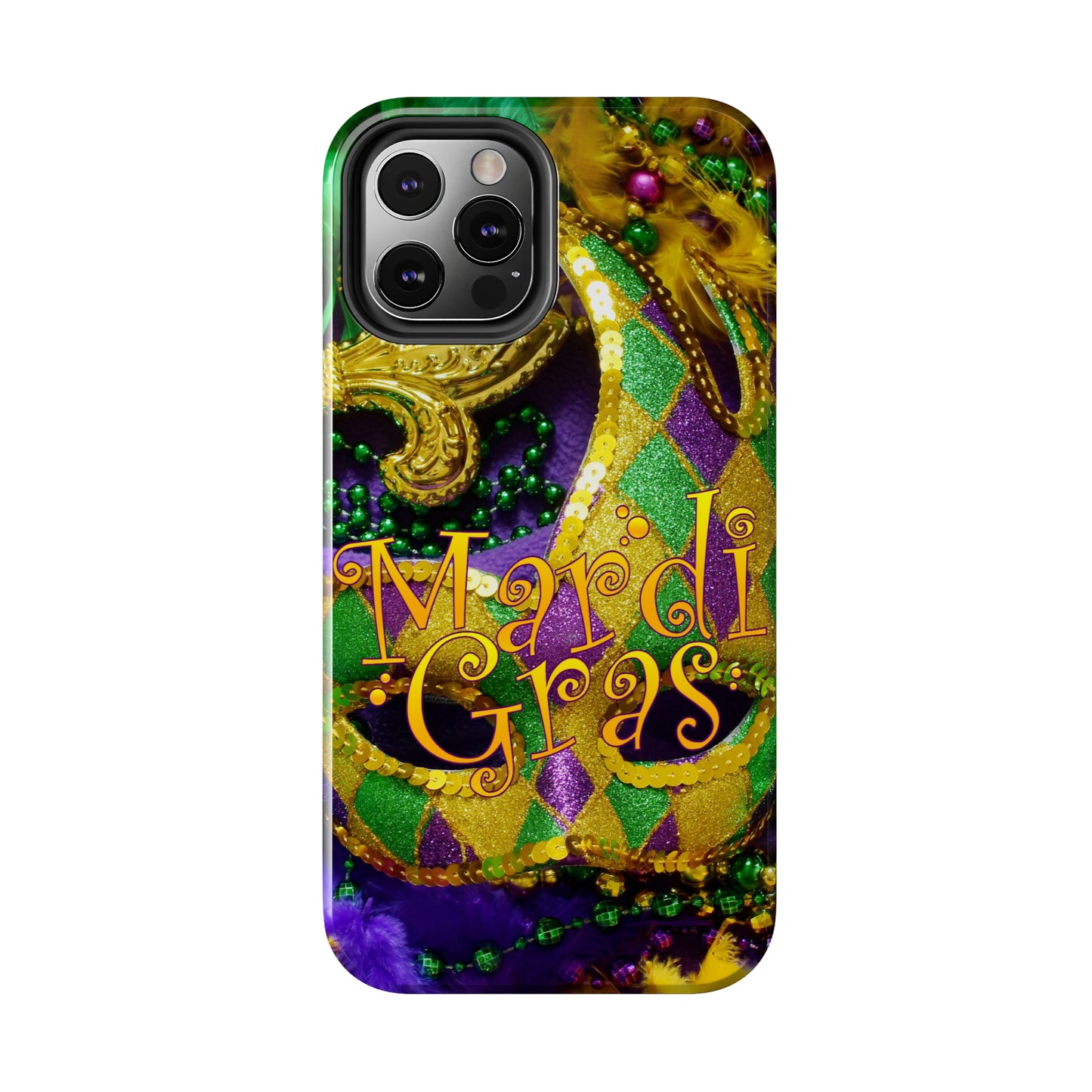 Wild night mardi gras Tough iPhone Case iPhone 15 accessories